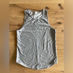 BLYT Mens Light Grey Drop Cut Tank